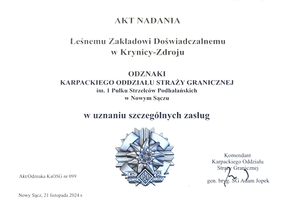 Akt nadania..